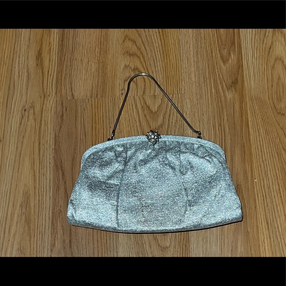 No Brand woman silver tone hand Bag / clutch